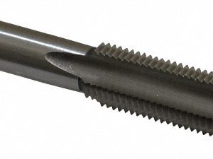 CLEVELAND 1/2-20 Bottoming RH 3B H3 Bright High Speed Steel 4-Flute Straight Flute Hand Tap C54739