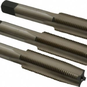 CLEVELAND Tap Set: 1/2-20 UNF, 4 Flute, Bottoming Plug & Taper, High Speed Steel, Bright Finish C54741
