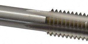 CLEVELAND 9/16-12 Taper RH H3 Bright High Speed Steel 4-Flute Straight Flute Hand Tap C54759