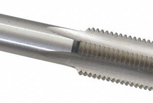 CLEVELAND Straight Flute Tap: 9/16-18 UNF, 4 Flutes, Plug, 2B Class of Fit, High Speed Steel, Bright/Uncoated C54766