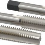 CLEVELAND Tap Set: 5/8-11 UNC, 4 Flute, Bottoming Plug & Taper, High Speed Steel, Bright Finish C54782