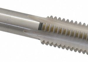 CLEVELAND 5/8-11 Bottoming RH 2B H5 Bright High Speed Steel 4-Flute Straight Flute Hand Tap C54784