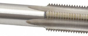 CLEVELAND 5/8-18 Taper RH 3B H3 Bright High Speed Steel 4-Flute Straight Flute Hand Tap C54787