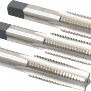 CLEVELAND Tap Set: 3/4-10 UNC, 4 Flute, Bottoming Plug & Taper, High Speed Steel, Bright Finish C54841