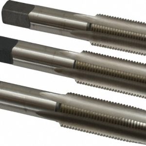 CLEVELAND Tap Set: 3/4-16 UNF, 4 Flute, Bottoming Plug & Taper, High Speed Steel, Bright Finish C54849