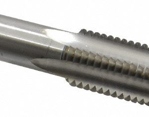CLEVELAND 7/8-9 Taper RH 3B H4 Bright High Speed Steel 4-Flute Straight Flute Hand Tap C54884
