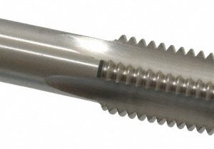CLEVELAND 7/8-9 Plug RH 3B H4 Bright High Speed Steel 4-Flute Straight Flute Hand Tap C54885