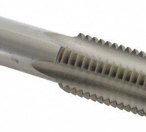 CLEVELAND 1-8 Bottoming RH 3B H4 Bright High Speed Steel 4-Flute Straight Flute Hand Tap C54925