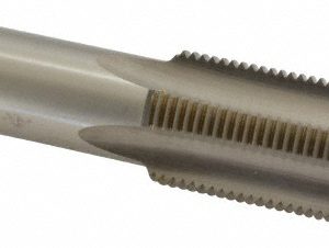 CLEVELAND 1-1/8 - 12 Bottoming RH 3B H4 Bright High Speed Steel 4-Flute Straight Flute Hand Tap C54973