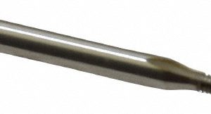 CLEVELAND Spiral Point Tap: #2-56 UNC, 2 Flutes, Plug, 2B Class of Fit, High Speed Steel, Bright Finish C57031