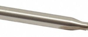 CLEVELAND Spiral Point Tap: #2-56, UNC, 2 Flutes, Bottoming, 2B, High Speed Steel, Bright Finish C57032