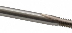 CLEVELAND Spiral Point Tap: #5-40, UNC, 2 Flutes, Plug, 2B/3B, High Speed Steel, Bright Finish C57062