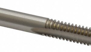 CLEVELAND Spiral Point Tap: 1/4-20, UNC, 2 Flutes, Plug, 2B, High Speed Steel, Bright Finish C57128