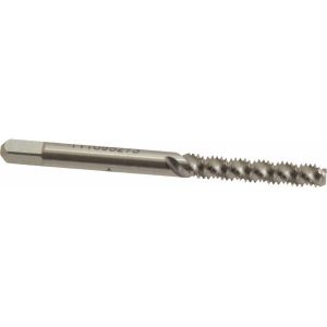 CLEVELAND Spiral Flute Tap: #8-32, UNC, 3 Flute, Bottoming, 2B Class of Fit, High Speed Steel, Bright/Uncoated C58539