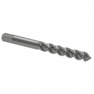 CLEVELAND Spiral Flute Tap: 5/16-18, UNC, 3 Flute, Plug, 3B Class of Fit, High Speed Steel, Bright/Uncoated C58570