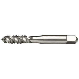 CLEVELAND Spiral Flute Tap: 1/2-20, UNF, 3 Flute, Plug, 3B Class of Fit, High Speed Steel, Bright/Uncoated C58615