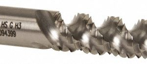 CLEVELAND Spiral Flute Tap: 3/8-16, UNC, 3 Flute, Plug, 3B Class of Fit, High Speed Steel, Bright/Uncoated C58581