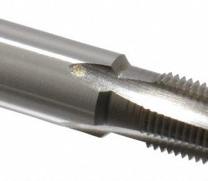 CLEVELAND Standard Pipe Tap: 1/8-27, NPS, 4 Flutes, High Speed Steel, Bright/Uncoated C64116