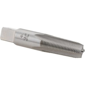 CLEVELAND Standard Pipe Tap: 1/8-27, NPT, 4 Flutes, High Speed Steel, Bright/Uncoated C64038