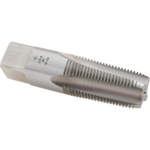 CLEVELAND Standard Pipe Tap: 3/8-18, NPT, 4 Flutes, High Speed Steel, Bright/Uncoated C64040