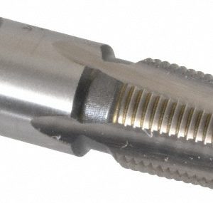 CLEVELAND Standard Pipe Tap: 3/8-18, NPTF, 4 Flutes, High Speed Steel, Bright/Uncoated C64062