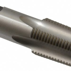 CLEVELAND Standard Pipe Tap: 1/2-14, NPTF, 4 Flutes, High Speed Steel, Bright/Uncoated C64063