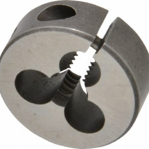 CLE-LINE Round Die: 1/4-20, 1" OD, High Speed Steel C65804