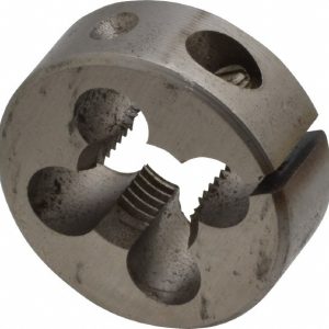 CLE-LINE Round Die: 3/8-24, 1" OD, High Speed Steel C65817