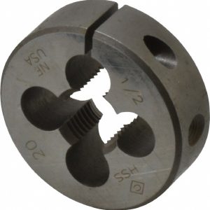 CLE-LINE Round Die: 1/2-20, High Speed Steel C65876