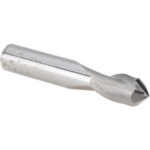 HARVEY TOOL Drill Mill: 1/2" Dia, 1" LOC, 2 Flutes, 90 &deg; Point, Solid Carbide 46532
