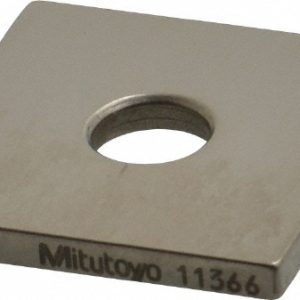 MITUTOYO Square Steel Gage Block: 0.101", Grade 0 614141-531