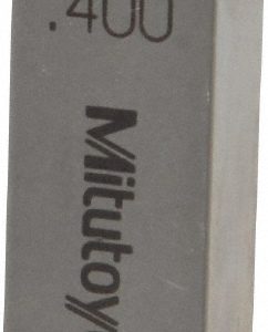 MITUTOYO Rectangle Steel Gage Block: 0.4", Grade AS-1 611194-541