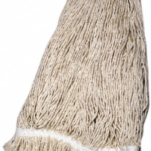 ABILITYONE Wet Mop Cut: Clamp Jaw, Medium, White Mop, Blended Fiber 7920009265494
