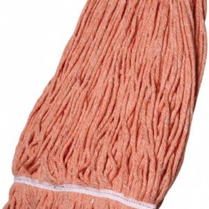 ABILITYONE Wet Mop Loop: Clamp Jaw, Medium, Orange Mop, Blended Fiber 7920014409195