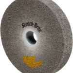 3M Deburring Wheel: 6" Dia, 1" Face Width, 1" Hole, Density 9, Silicon Carbide 7100023492