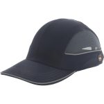 ERGODYNE Adjustable Hook & Loop Strap 80mm Brim Vented Bump Cap 23345