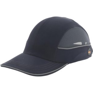 ERGODYNE Adjustable Hook & Loop Strap 80mm Brim Vented Bump Cap 23345