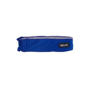 ERGODYNE Cooling Headband: Size Universal, Blue, Keep Workers Cool & Dry, Low-Profile, Machine Washable, Moisture Wicking & Terry Cloth Sweatband 12425