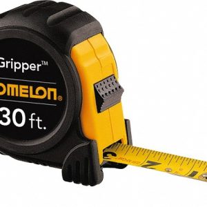 KOMELON Tape Measure: 30' Long, 1" Width, Yellow Blade 5430