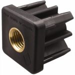 GIBRALTAR 2" Tube, 1/2-13 Thread, 1,800 Lb Capacity, Square Tube End TE2-1B-G