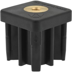 GIBRALTAR 2" Tube, 3/8-16 Thread, 1,800 Lb Capacity, Square Tube End TE2-3A-G