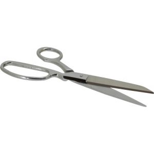 HERITAGE CUTLERY Shears: 9" OAL, 4" LOC, Chrome-Plated Blades 209