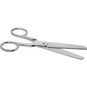 HERITAGE CUTLERY Shears: 6-1/4" OAL, 2-3/4" LOC, Chrome-Plated Blades 446