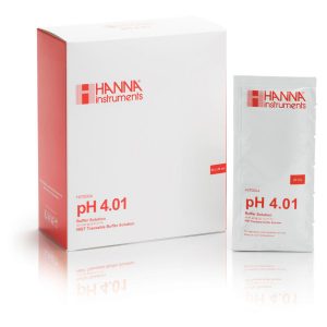 HANNA INSTRUMENTS 4.01% pH Range Buffer Pouch HI70004P