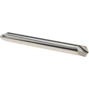 PROMAX Chamfer Mill: 1/4" Dia, 2 Flutes, Solid Carbide 130-01510