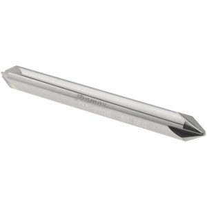 PROMAX Chamfer Mill: 1/4" Dia, 4 Flutes, Solid Carbide 133-01520
