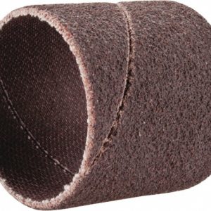 MERIT ABRASIVES Spiral Band: Aluminum Oxide, 80 Grit, Medium Grade 08834196074
