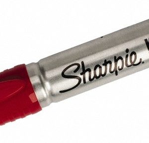 DYMO Permanent Marker: Red, AP Non-Toxic, Chisel Tip 15002