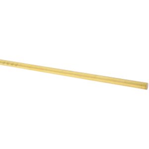 VALUE COLLECTION Brass Round Rod: 9/16" Dia, 36" Long, Alloy 360 CURD001163