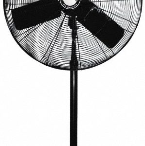 AIR KING 30" Blade, 1/4 hp, 7,400 Max CFM, Single Phase Oscillating Pedestal Fan 9135G